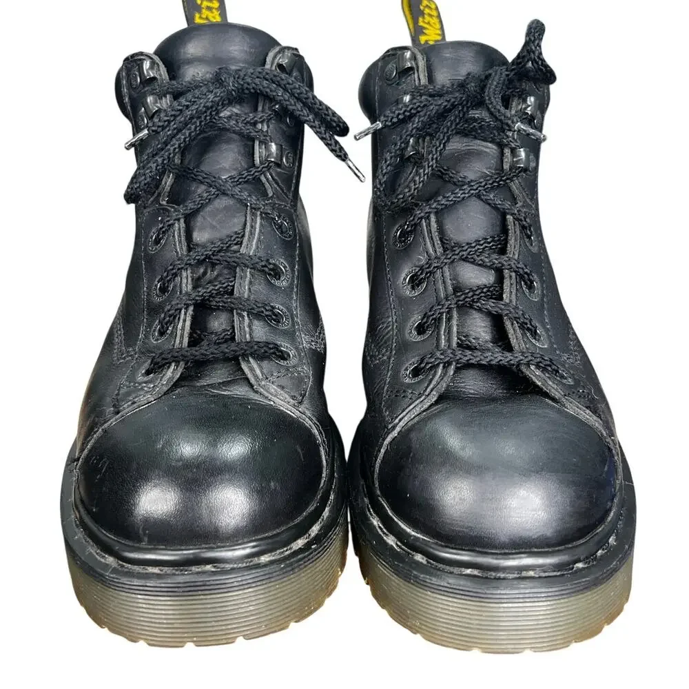 Vintage Y2K Dr. Martens Black Leather Made In England Chukka Boots Size 9 US 10